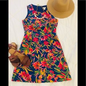 J.Crew Tropical Print Dress - Like New - Size 0